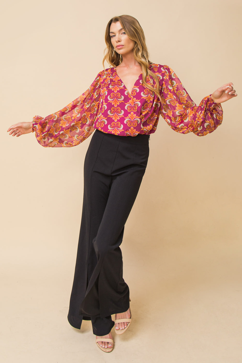 STARTING OVER WOVEN BODYSUIT Flying Tomato